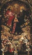 Herman Han Coronation of the Virgin Mary. oil on canvas